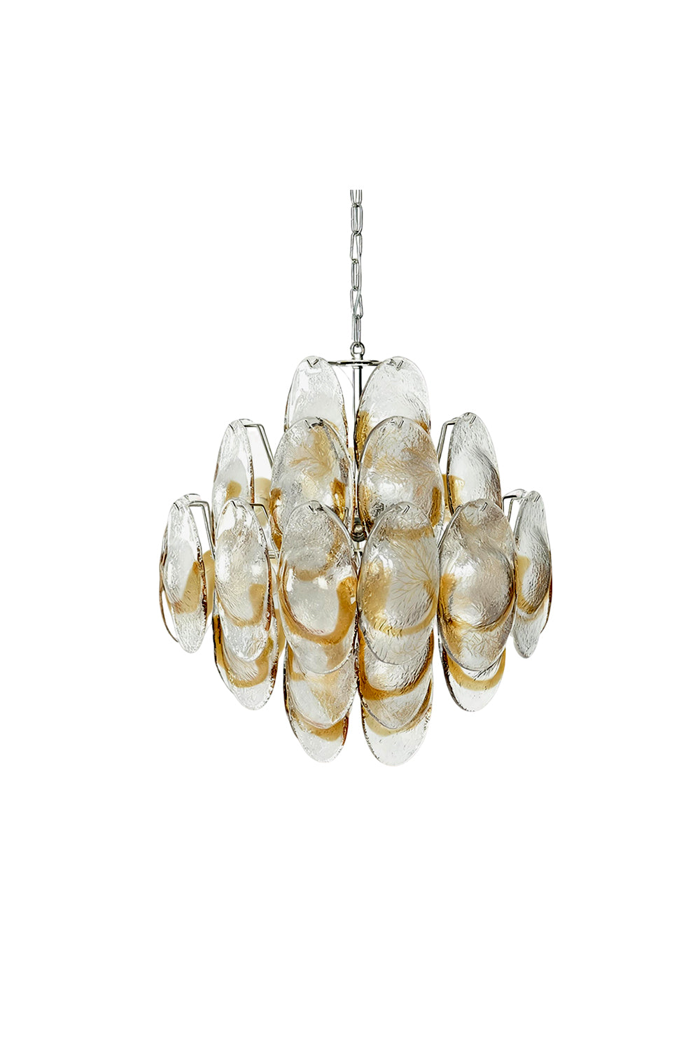 Art Shell-Shaped Glass Chandelier | morylighting