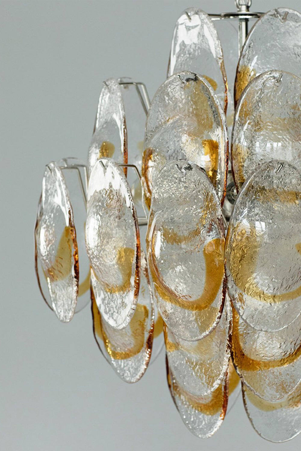 Art Shell-Shaped Glass Chandelier - view 10 | morylighting