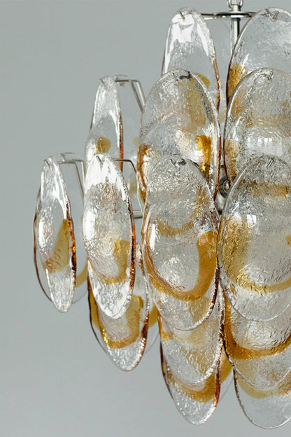 Art Shell-Shaped Glass Chandelier - view 10 | morylighting