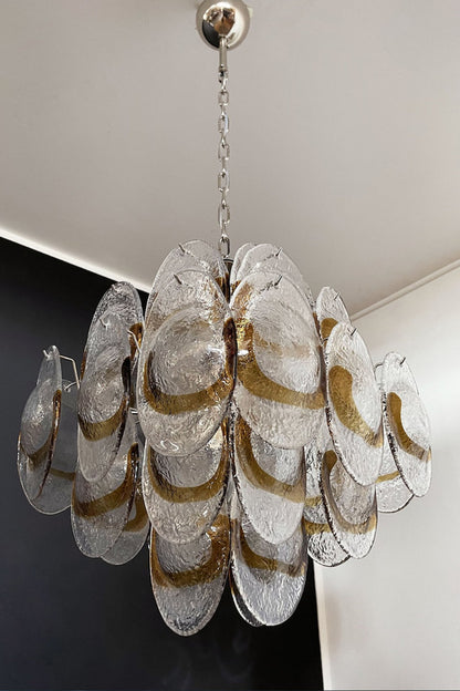 Art Shell-Shaped Glass Chandelier - view 13 | morylighting