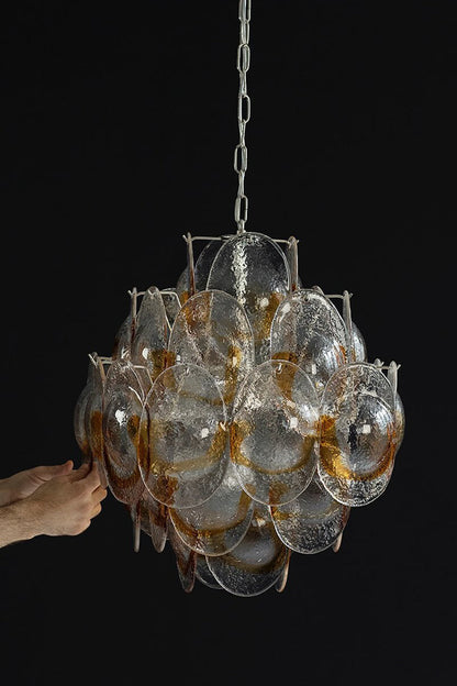 Art Shell-Shaped Glass Chandelier - view 22 | morylighting