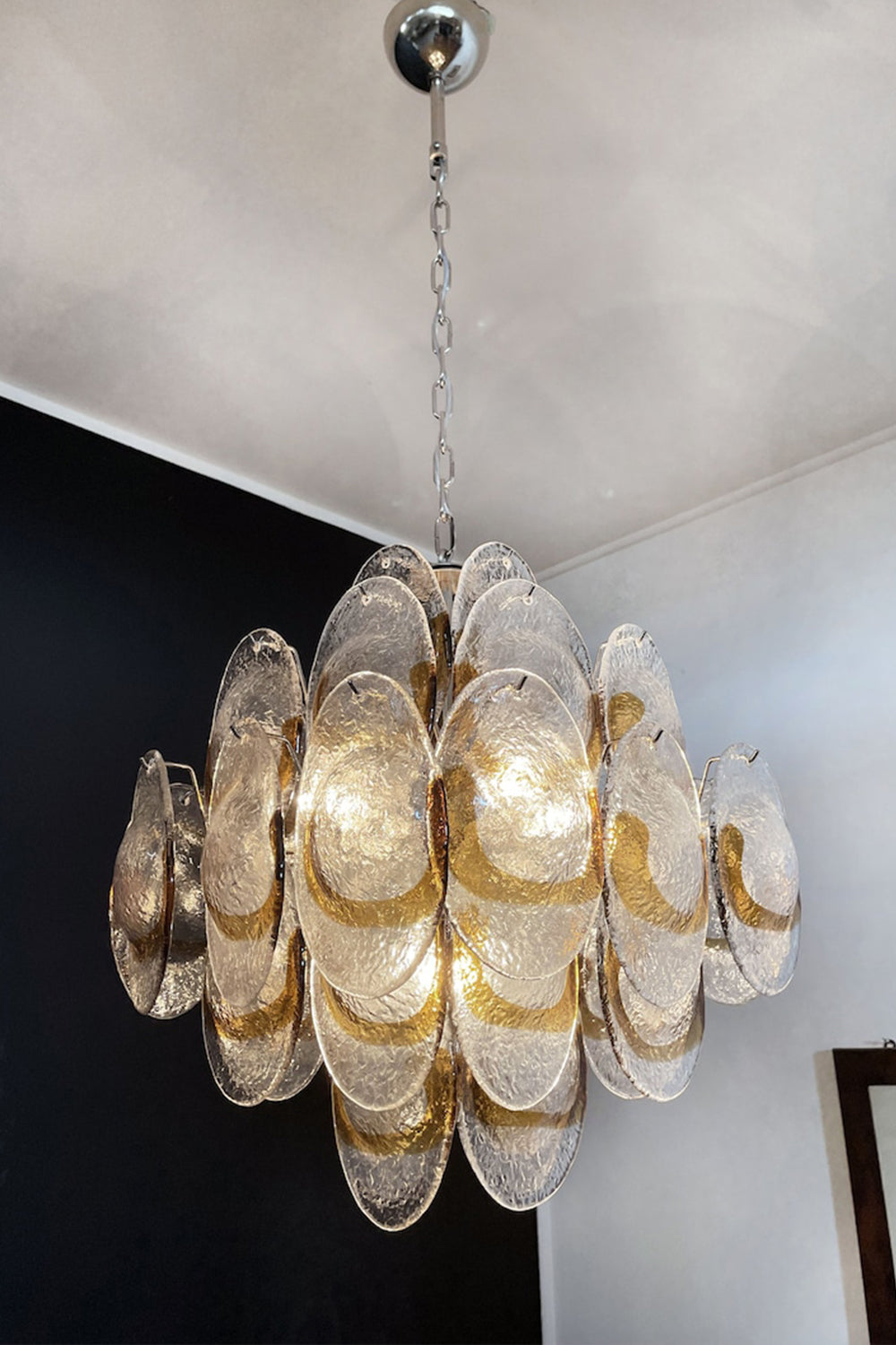 Art Shell-Shaped Glass Chandelier - view 11 | morylighting