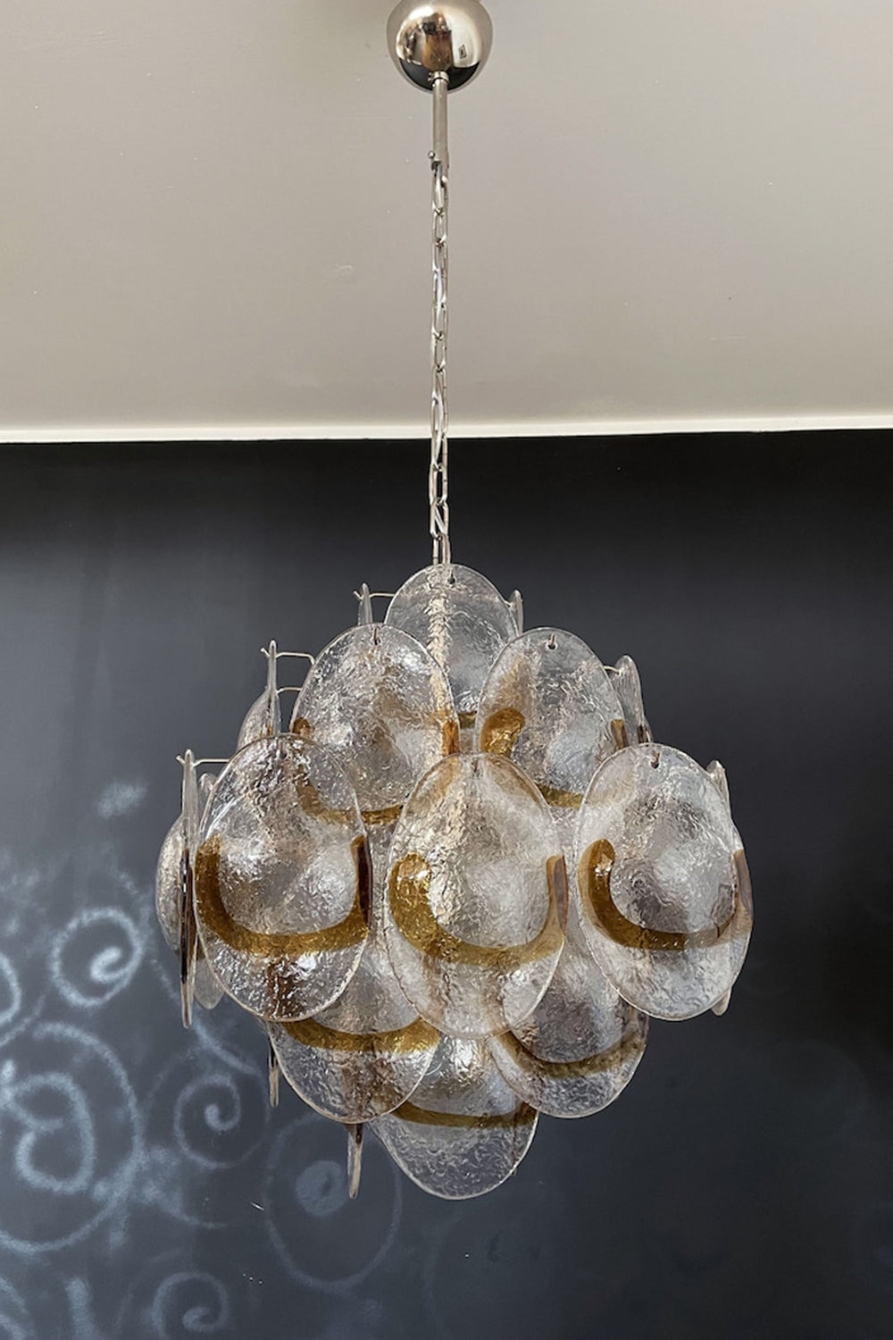 Art Shell-Shaped Glass Chandelier - view 14 | morylighting