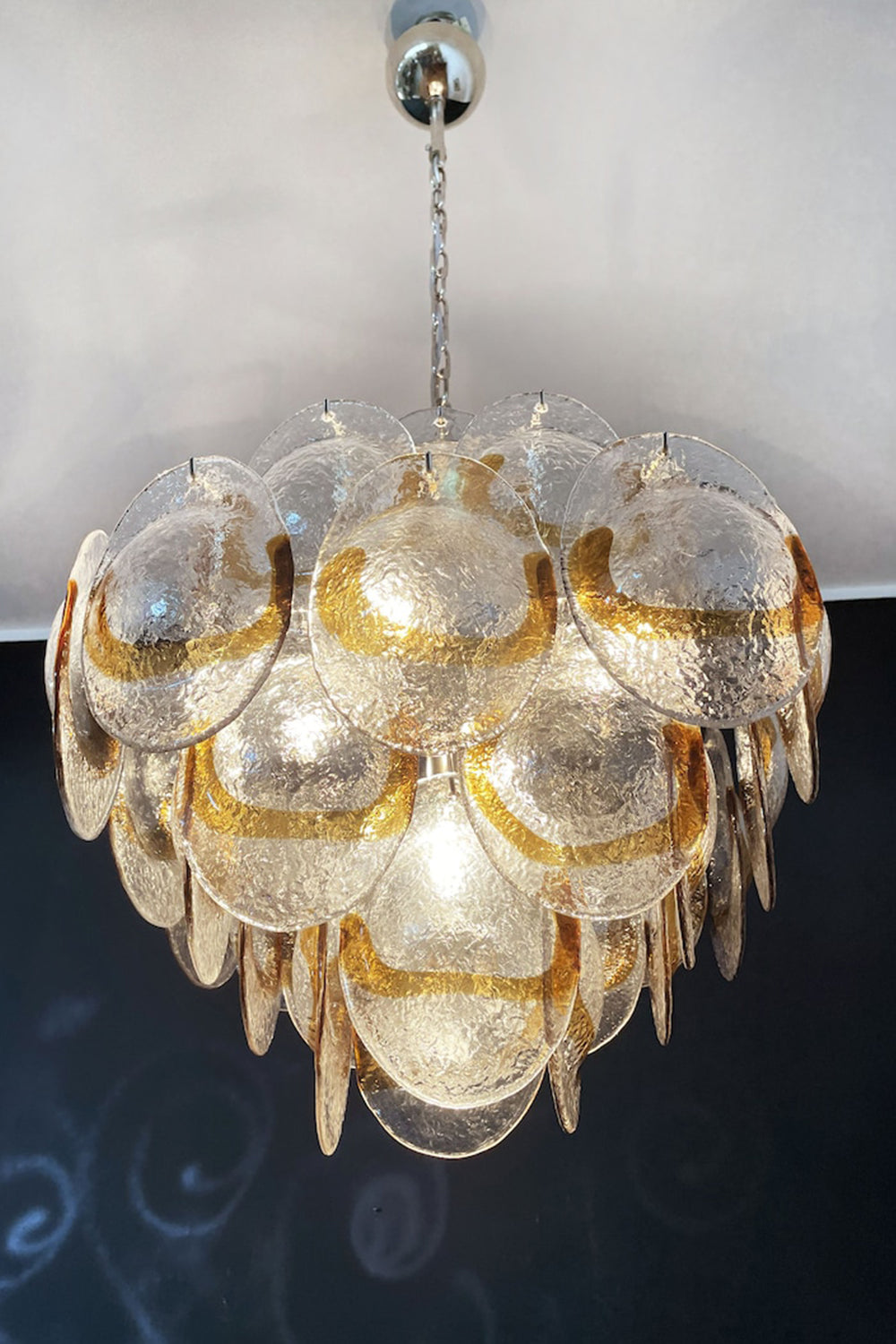 Art Shell-Shaped Glass Chandelier - view 18 | morylighting