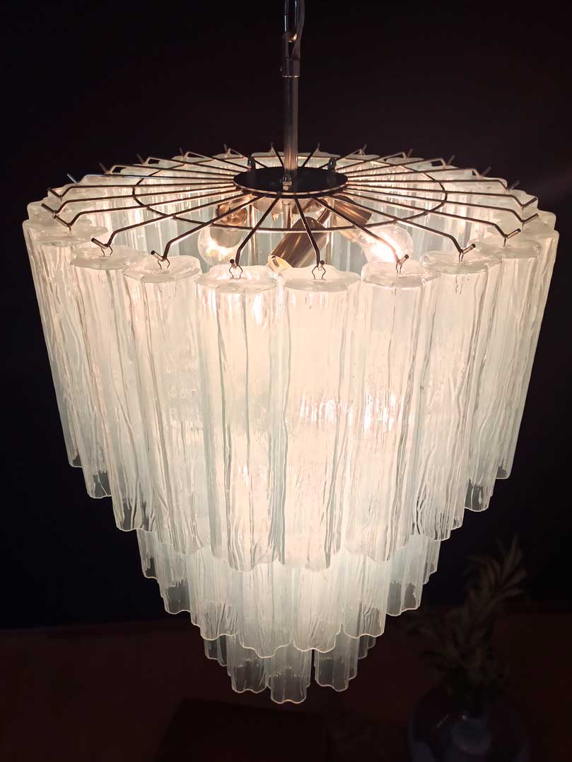 Murano Chandelier – 52 tubes – Opal