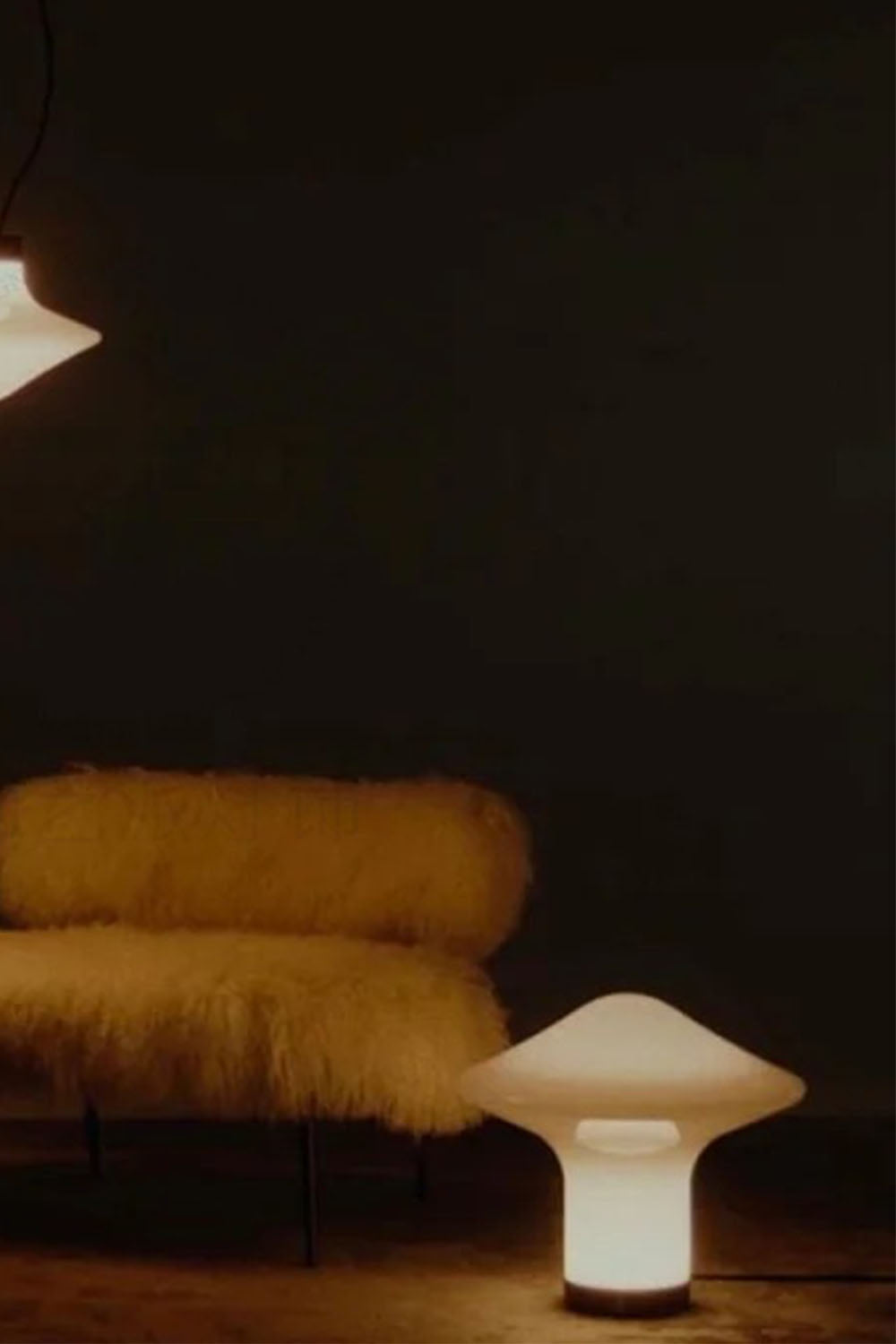 Mushroom Glass Table Lamp - view 3 | morylighting