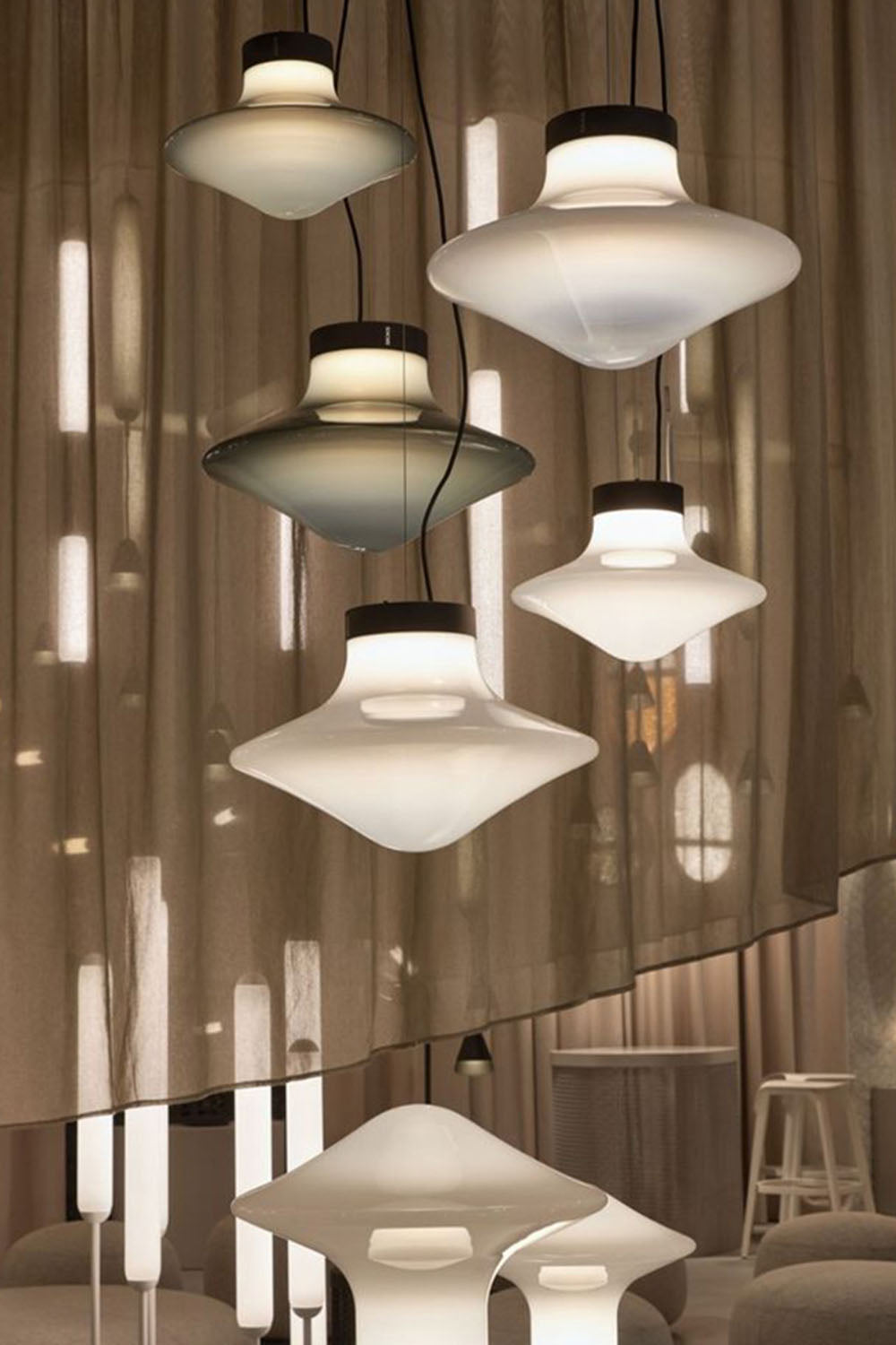 Mushroom Glass Table Lamp - view 6 | morylighting