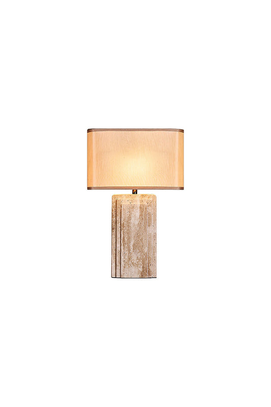 Natural Travertine Table Lamp | morylighting