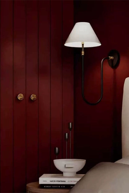 Neoclassical U-shaped Minimalist Wall Lamp - view 2 | morylighting