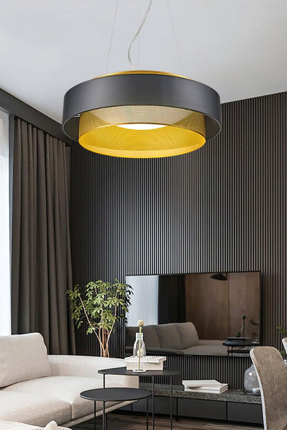 Nolan Vintage Gold Pendant Light - view 6 | morylighting