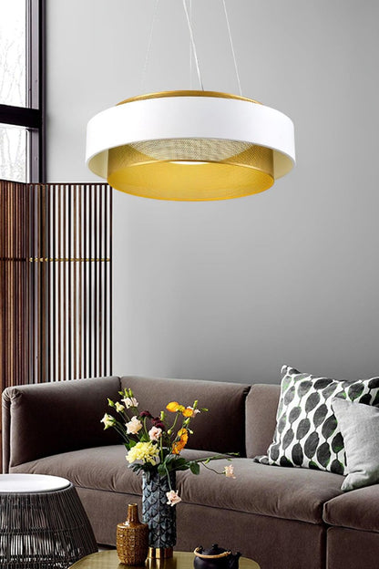Nolan Vintage Gold Pendant Light - view 5 | morylighting