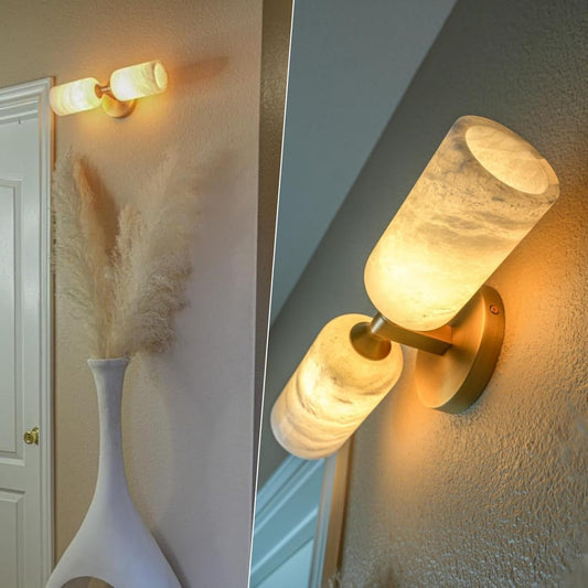 Monty Alabaster Linear Wall Sconce