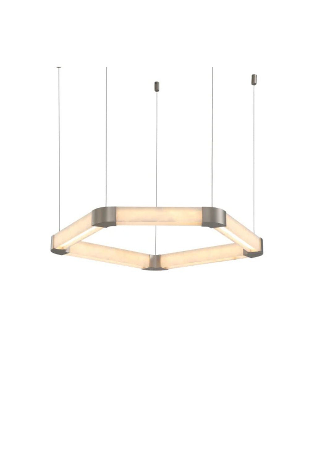 Ola Single Alabaster Ring Chandelier | morylighting
