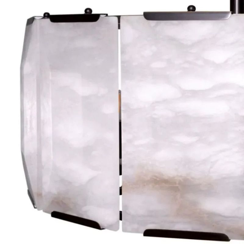 Morylighting Grand Alabaster Round Chandelier - Background Shot