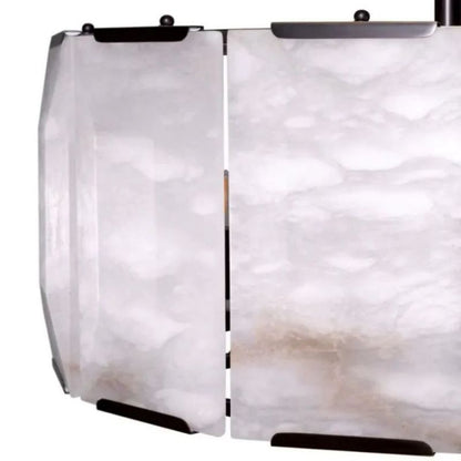 Morylighting Grand Alabaster Round Chandelier - Background Shot