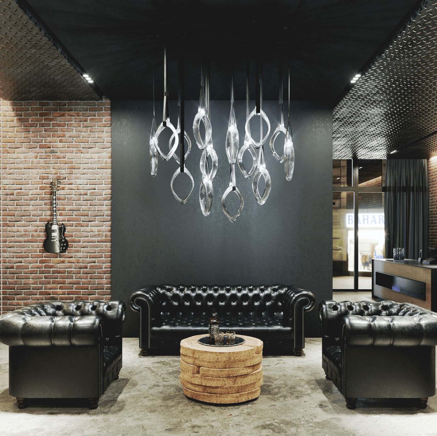 Origin Oasis Glass Chandelier