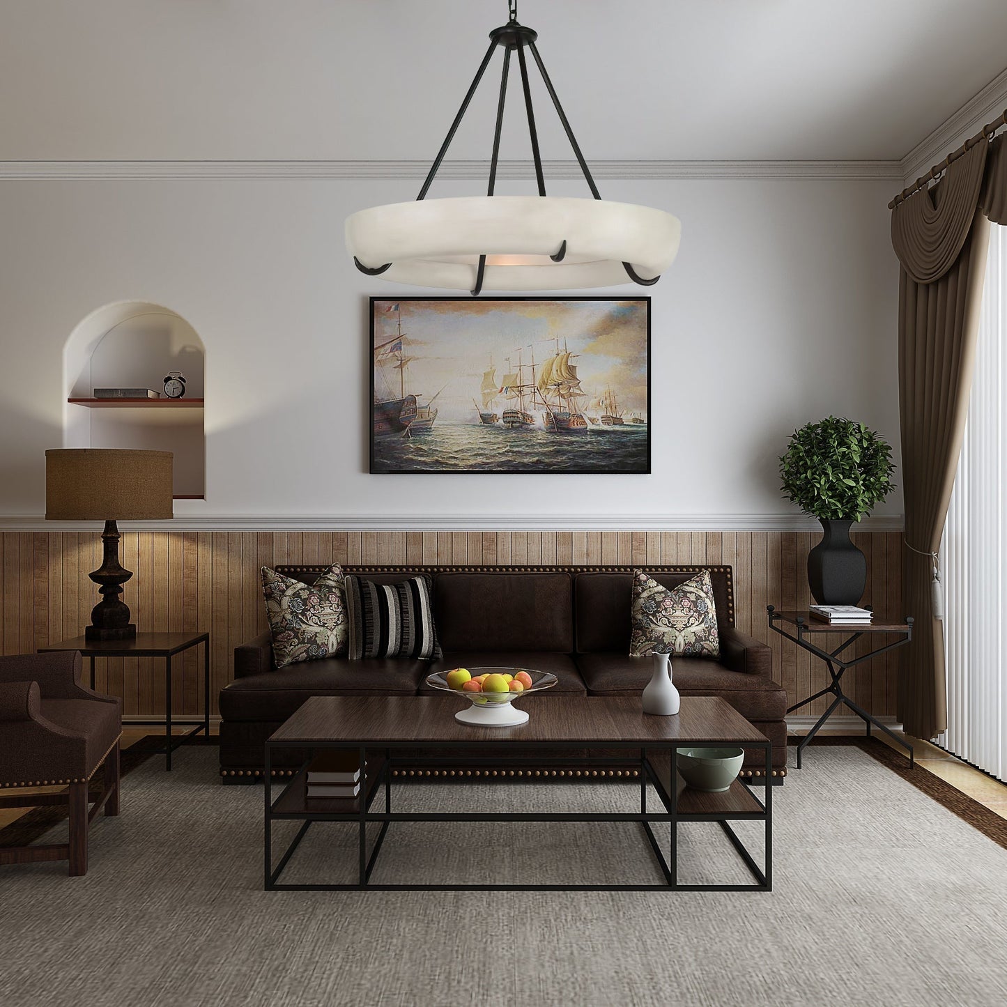 Orion Alabaster Chandelier