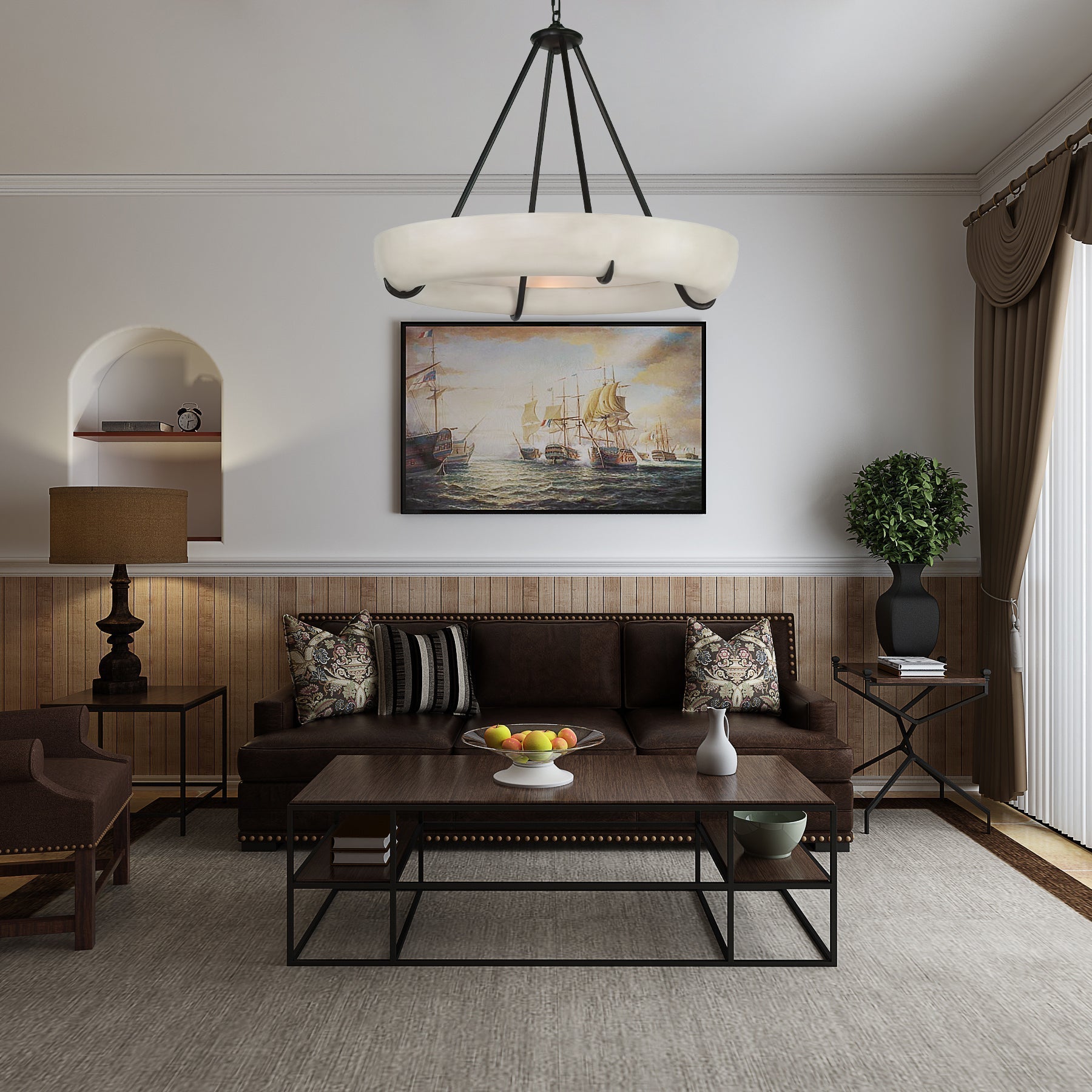 Orion Alabaster Chandelier