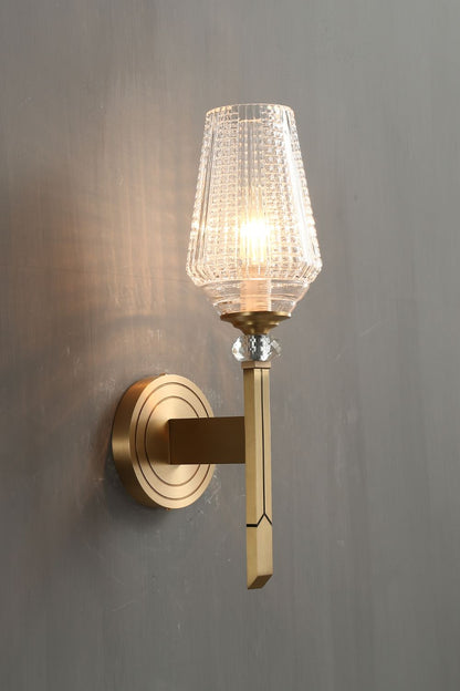 Orrefors Brass Wall Lamp - morylighting
