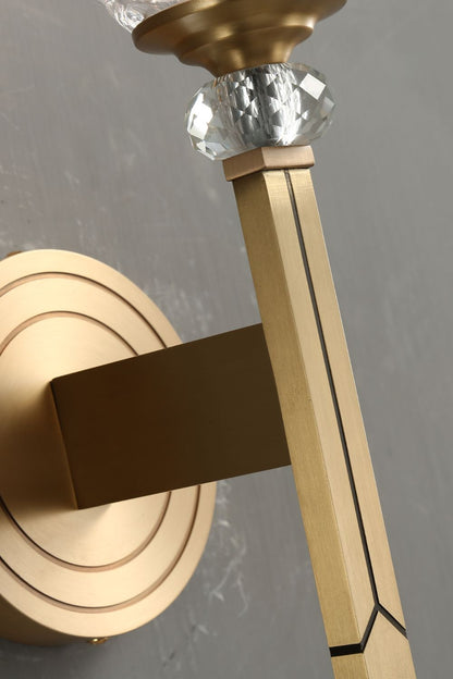 Orrefors Brass Wall Lamp - morylighting
