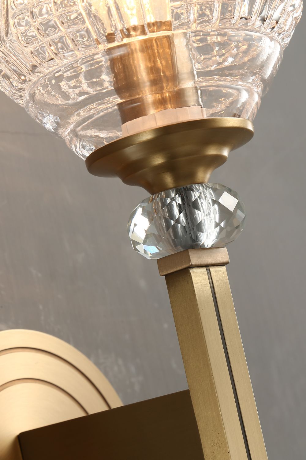 Orrefors Brass Wall Lamp - morylighting