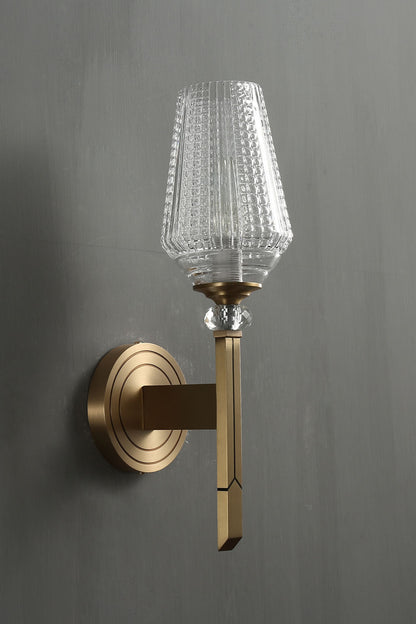 Orrefors Brass Wall Lamp - morylighting