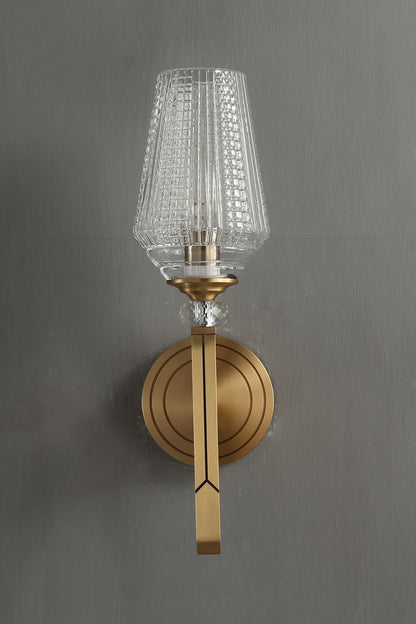 Orrefors Brass Wall Lamp - morylighting