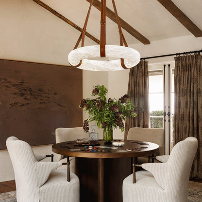 Halo Alabaster Pendant Alabaster Chandelier