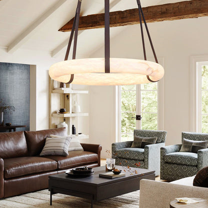 Halo Alabaster Pendant Alabaster Chandelier