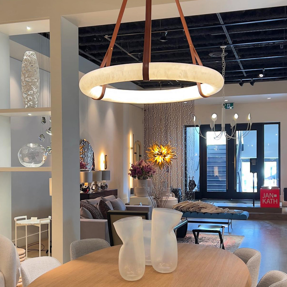 Halo Alabaster Pendant Alabaster Chandelier