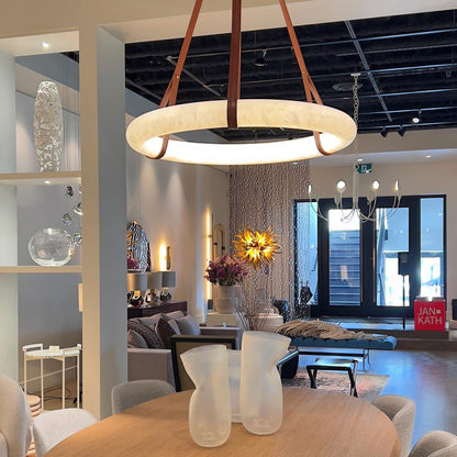 Halo Alabaster Pendant Alabaster Chandelier