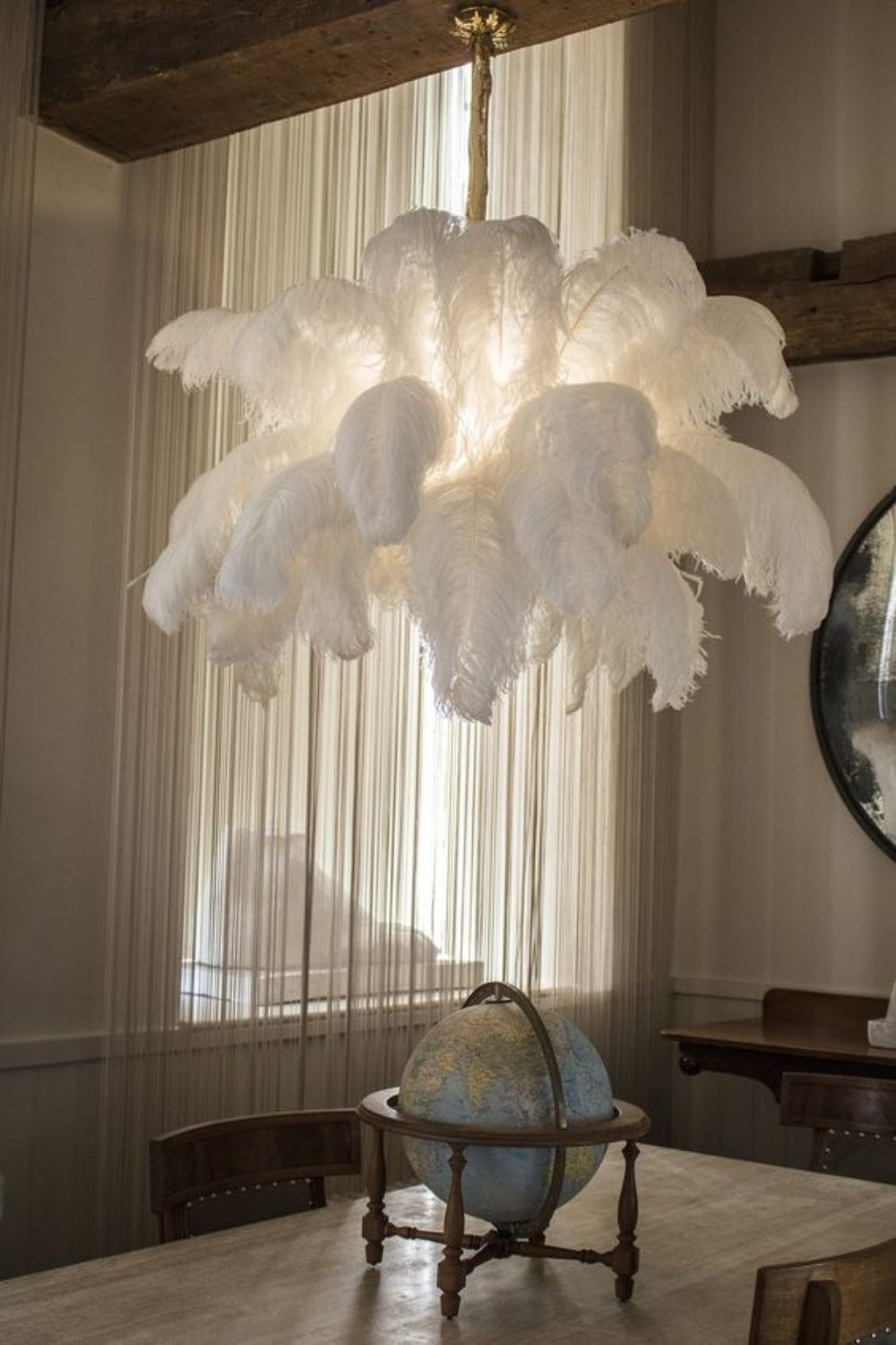 Ostrich Feather Chandeliers - morylighting