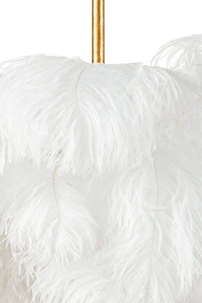 Ostrich Feather Chandeliers - morylighting