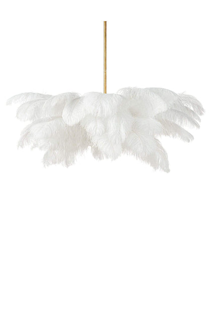 Ostrich Feather Chandeliers - morylighting