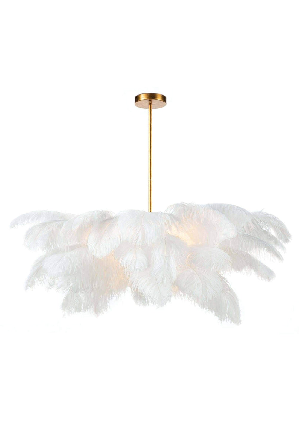 Ostrich Feather Chandeliers - morylighting