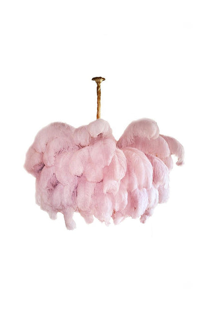 Ostrich Feather Chandeliers - morylighting
