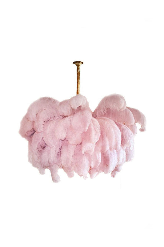 Ostrich Feather Chandeliers - morylighting