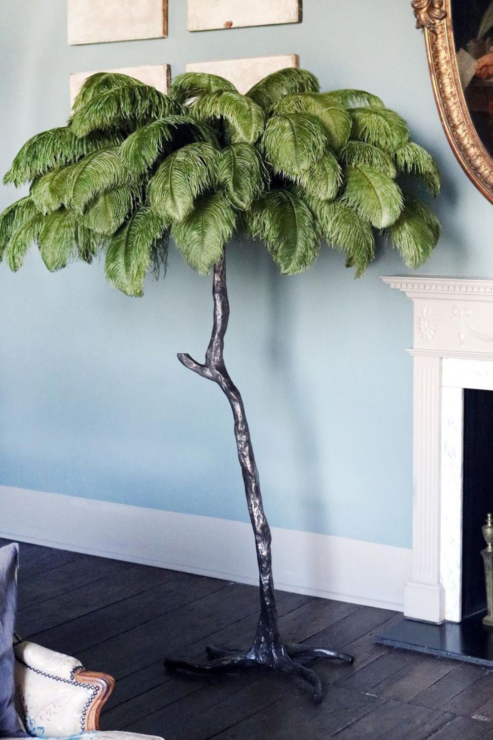 Ostrich Feather Floor Lamp - morylighting