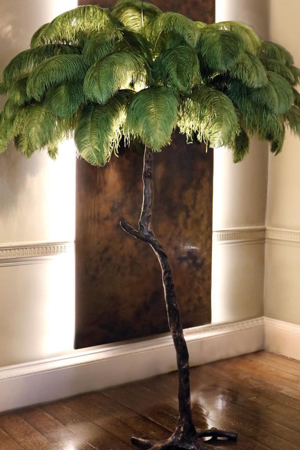 Ostrich Feather Floor Lamp - morylighting