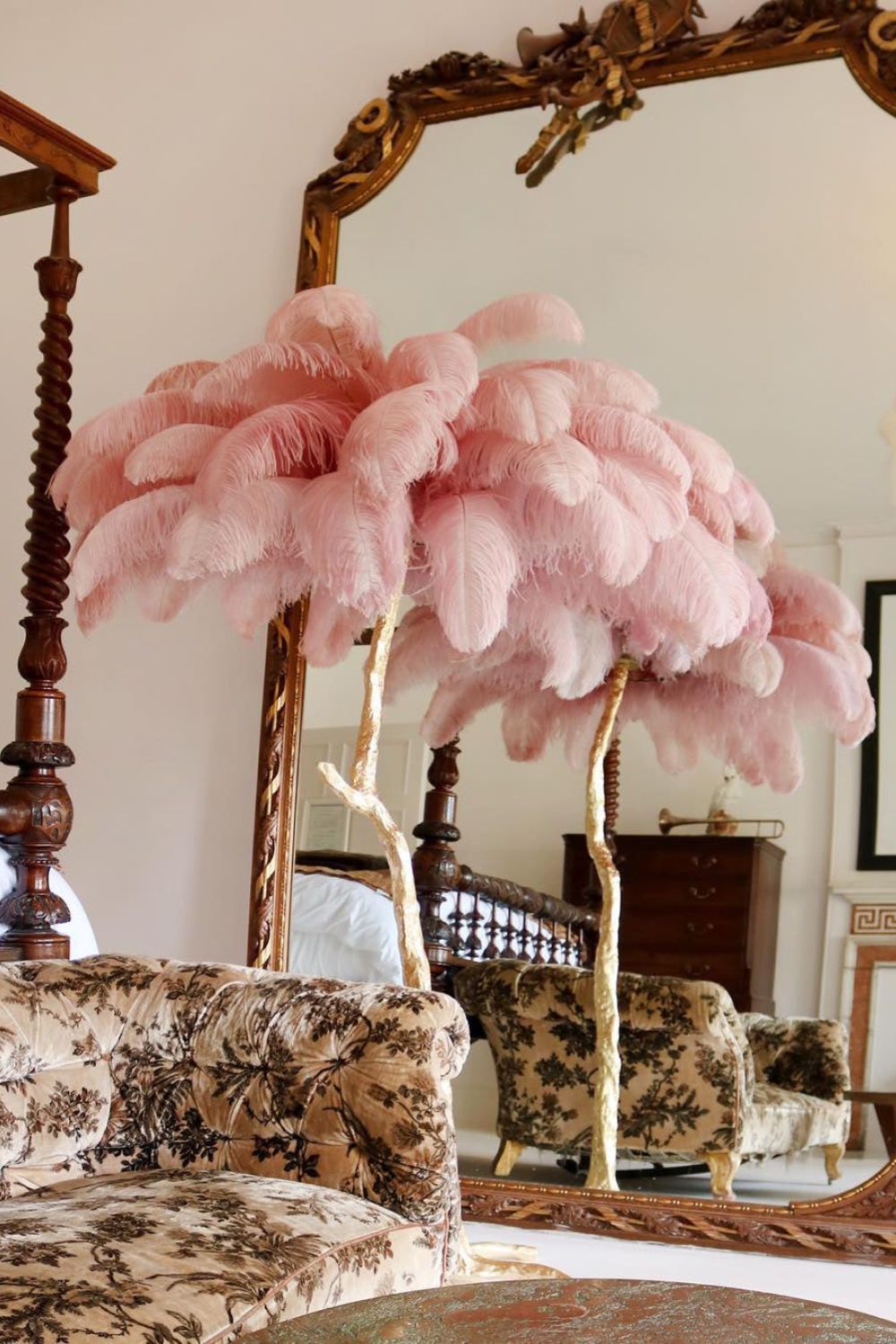 Ostrich Feather Floor Lamp - morylighting