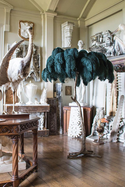 Ostrich Feather Floor Lamp - morylighting