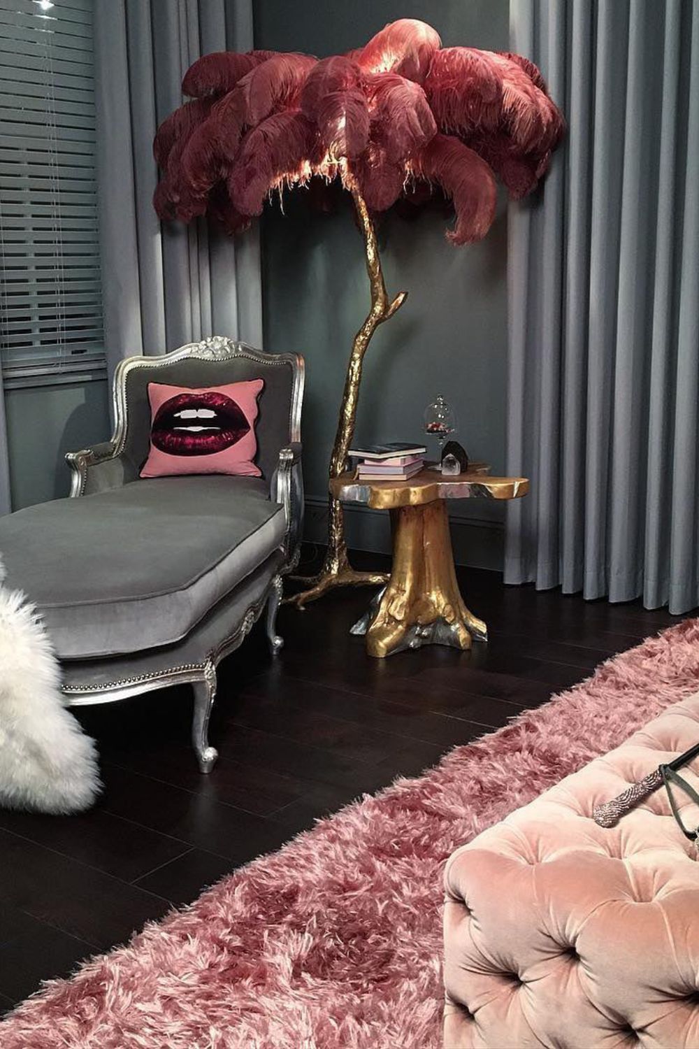 Ostrich Feather Floor Lamp - morylighting