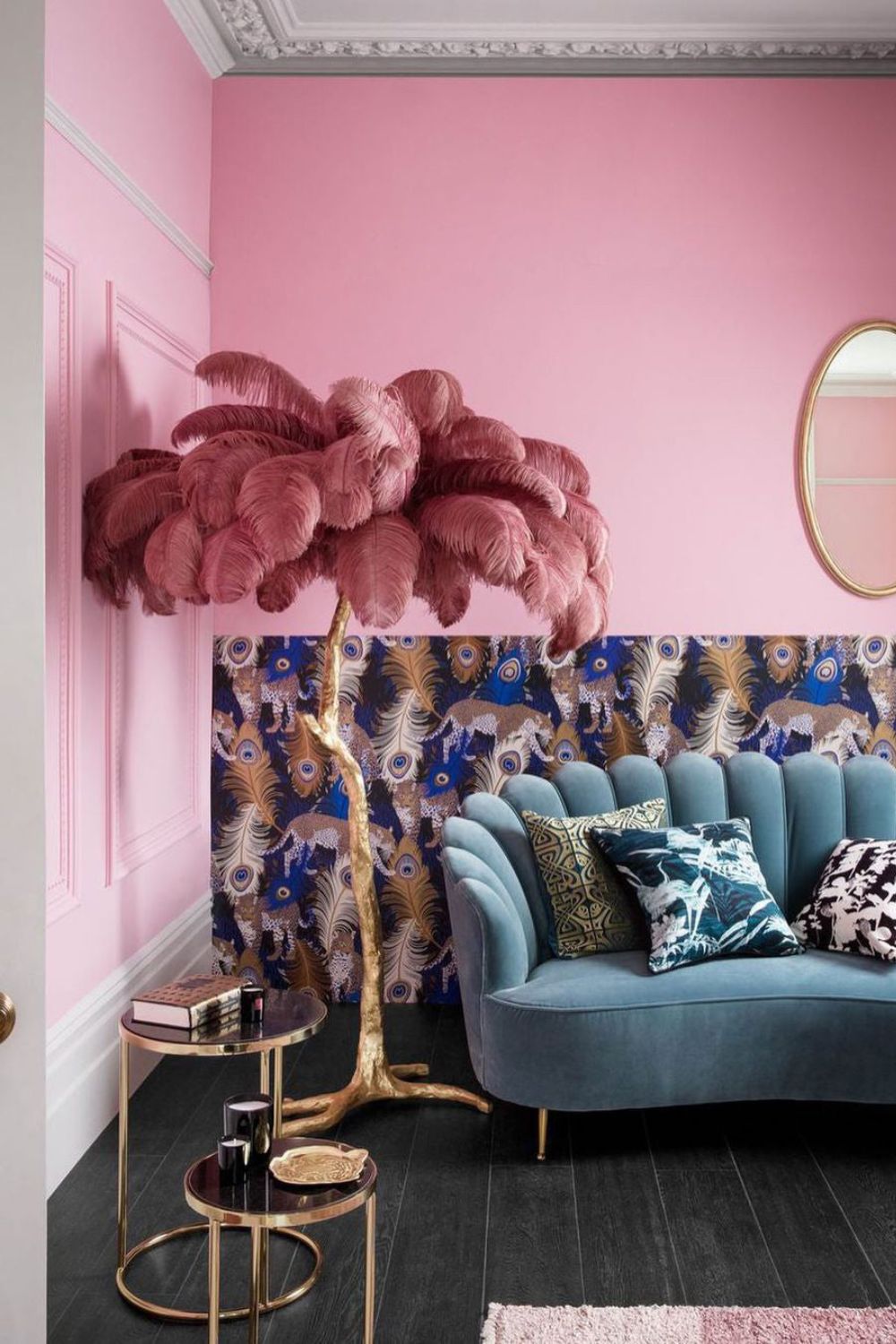 Ostrich Feather Floor Lamp - morylighting