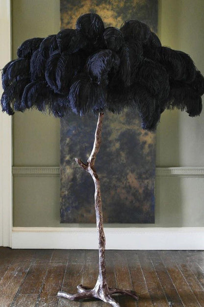 Ostrich Feather Floor Lamp - morylighting