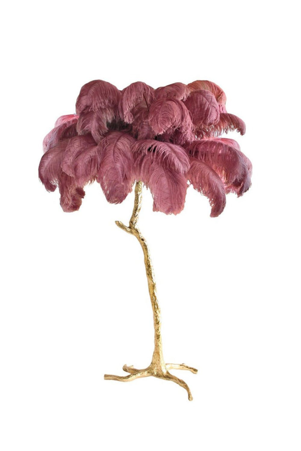 Ostrich Feather Floor Lamp - morylighting