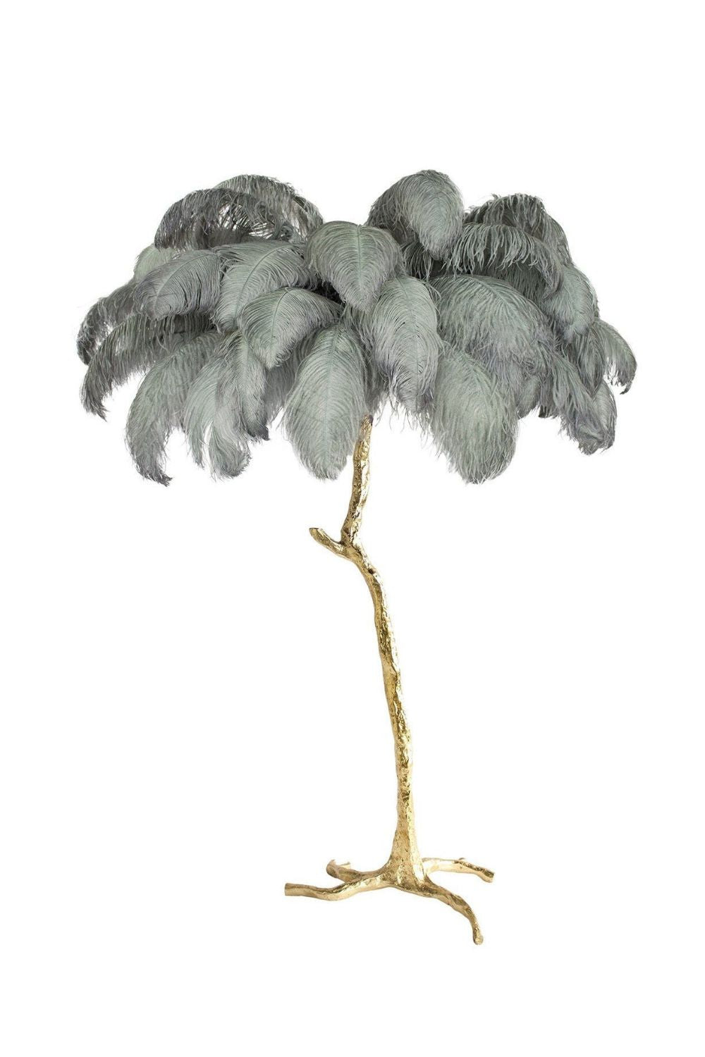 Ostrich Feather Floor Lamp - morylighting