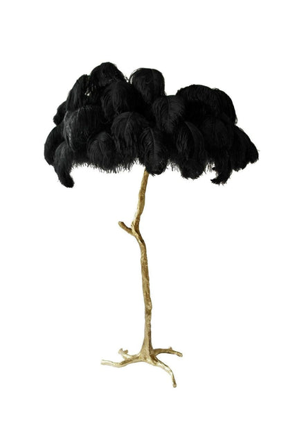 Ostrich Feather Floor Lamp - morylighting