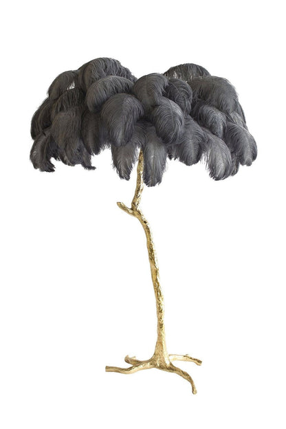 Ostrich Feather Floor Lamp - morylighting