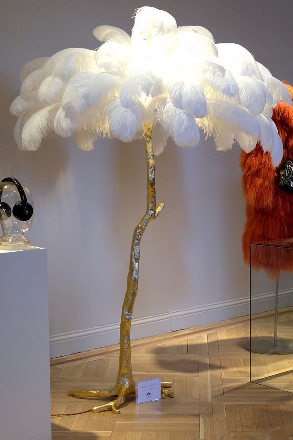 Ostrich Feather Floor Lamp - morylighting