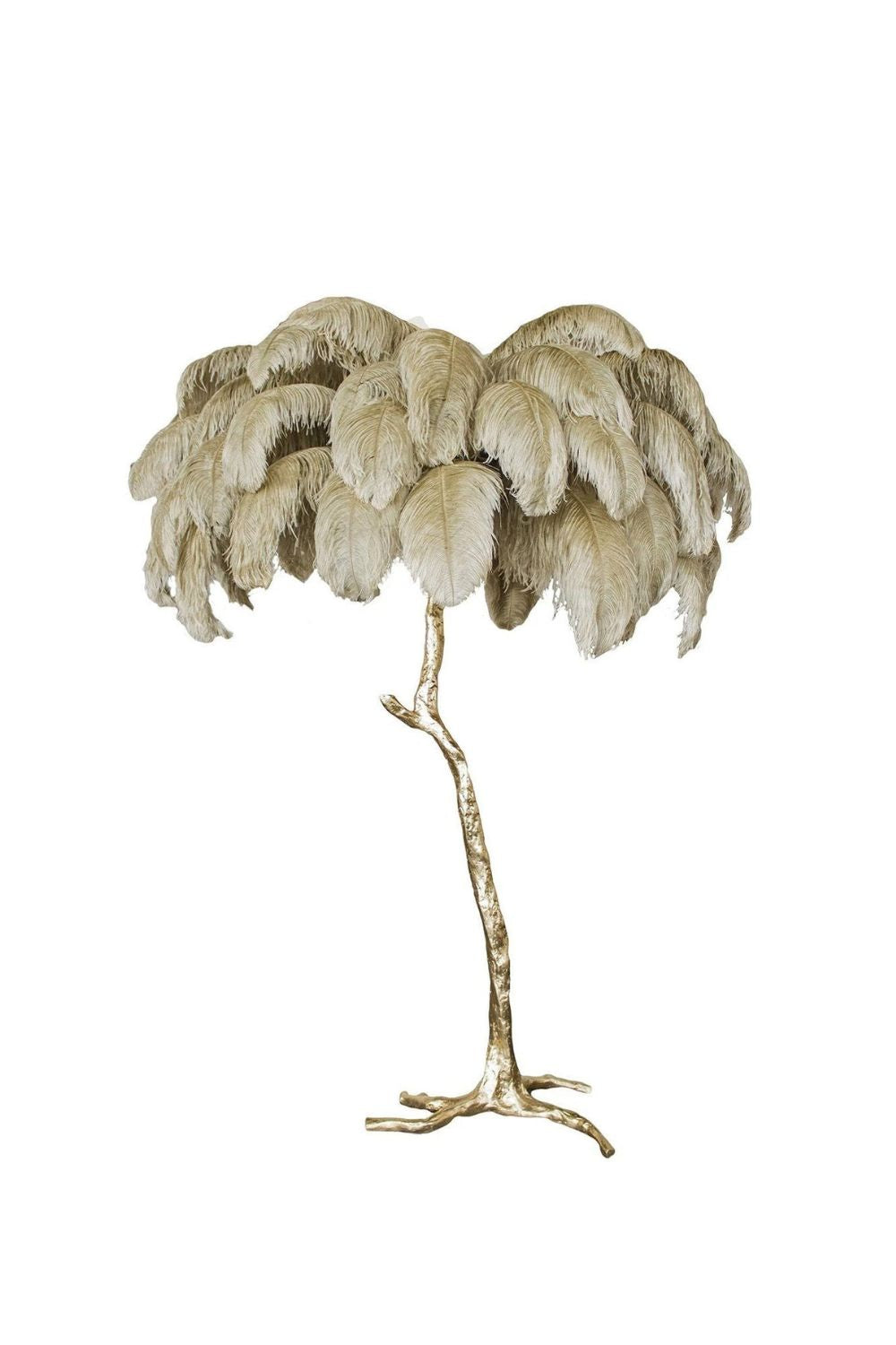 Ostrich Feather Floor Lamp - morylighting